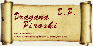 Dragana Piroški vizit kartica